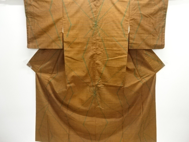 JAPANESE KIMONO / TSUMUGI / WOVEN ASANOHA